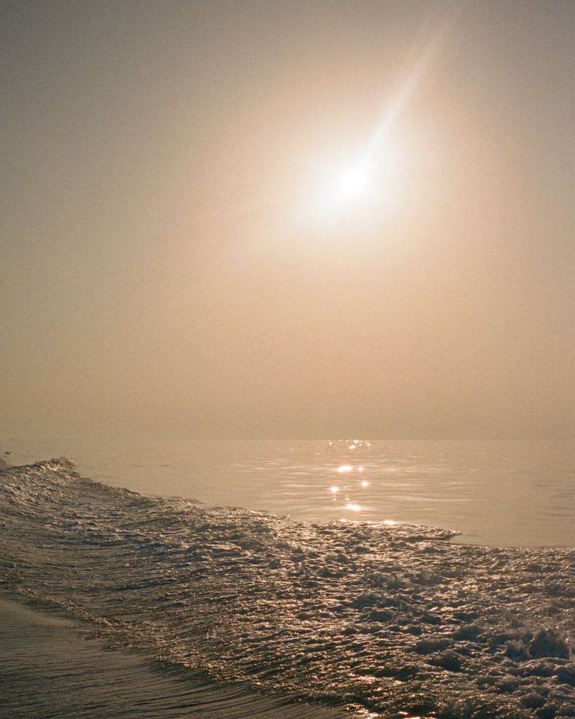 The stunning sea and beach view from the proposal scene