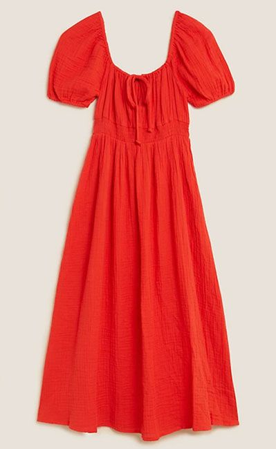 red ms dress