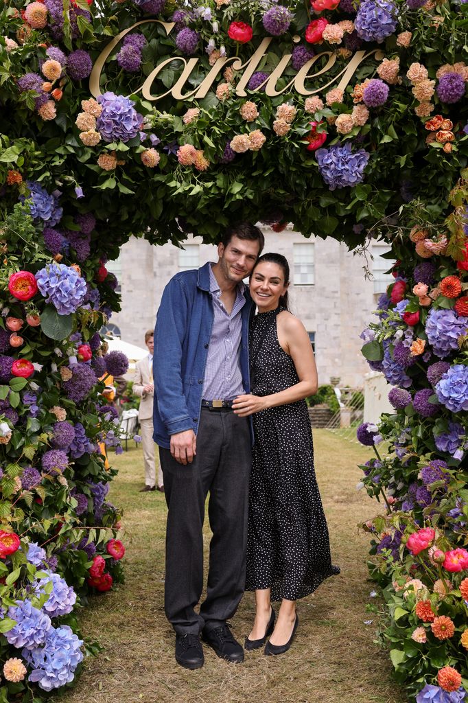Ashton Kutcher and Mila Kunis at the Cartier Style Et Luxe at the Goodwood Festival of Speed