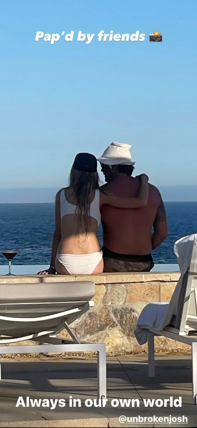 Josh and Christina Hall on vacation in Mexico