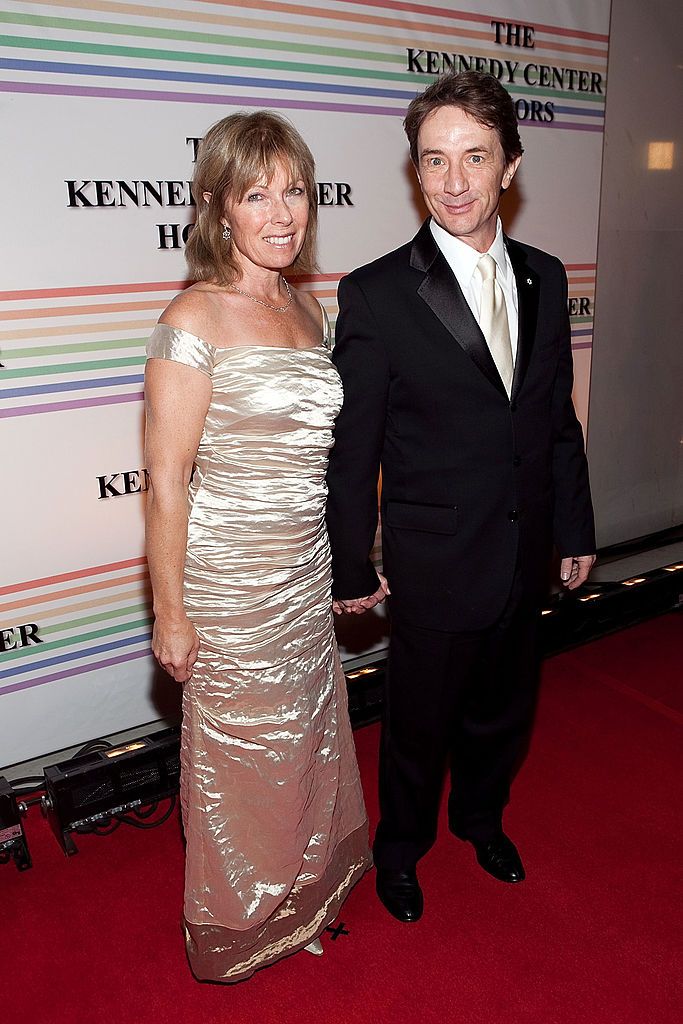 Martin Short and Nancy Dolman on the red carpet at the Kennedy Center 