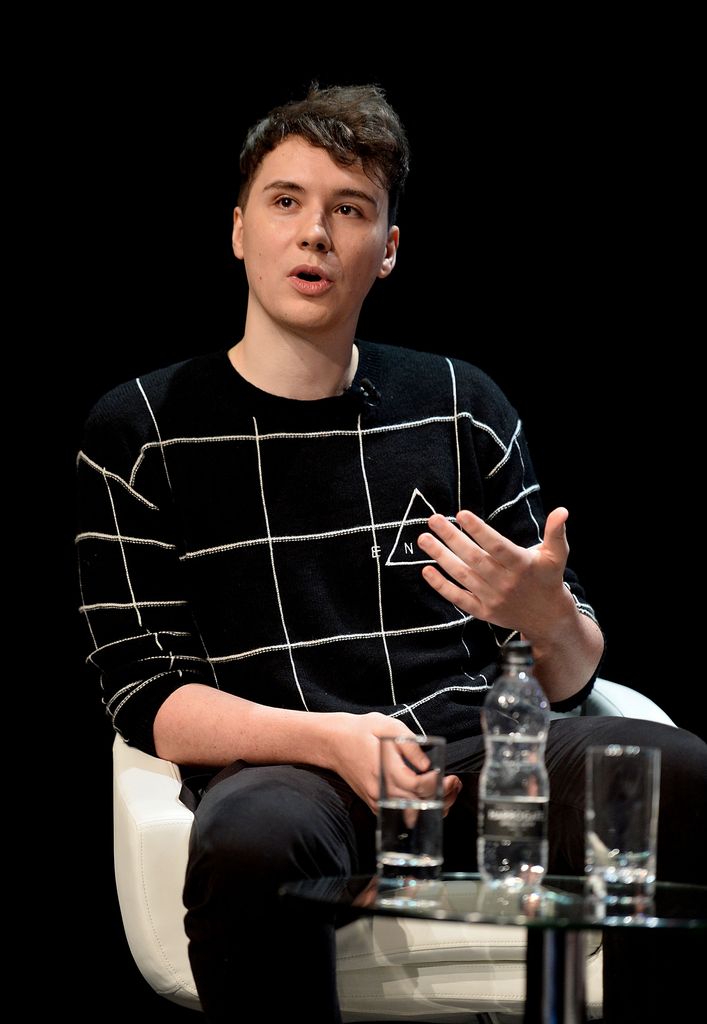 Daniel Howell speaks at the Technology with Heart: Jaguar Land Rover's Tech Fest at Central St Martins on September 7, 2017 in London, England