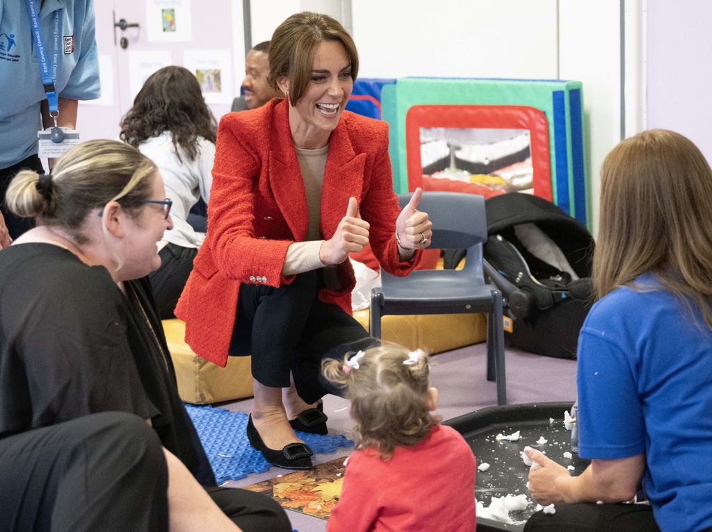 Princess Kate with 1 yr old Skylar with Portage Practitioner Beanie