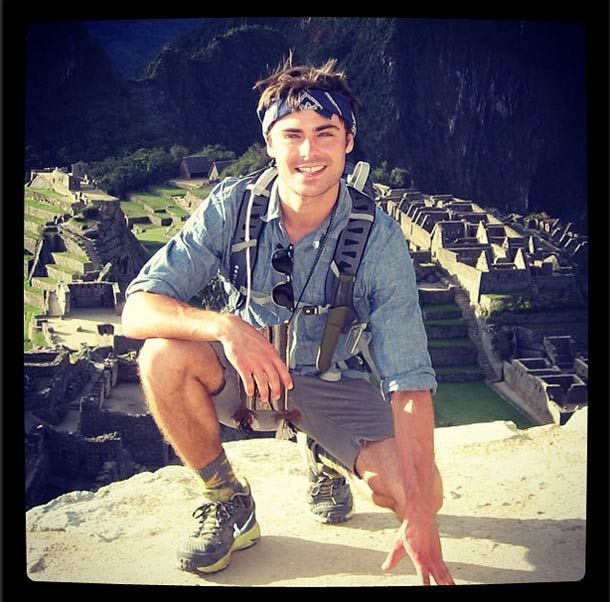 "Hey guys! Just returned from an incredible trip to Peru with my dad and wanted to thank you all for your support these past few weeks...means the world to me. Love you guys! - Z"