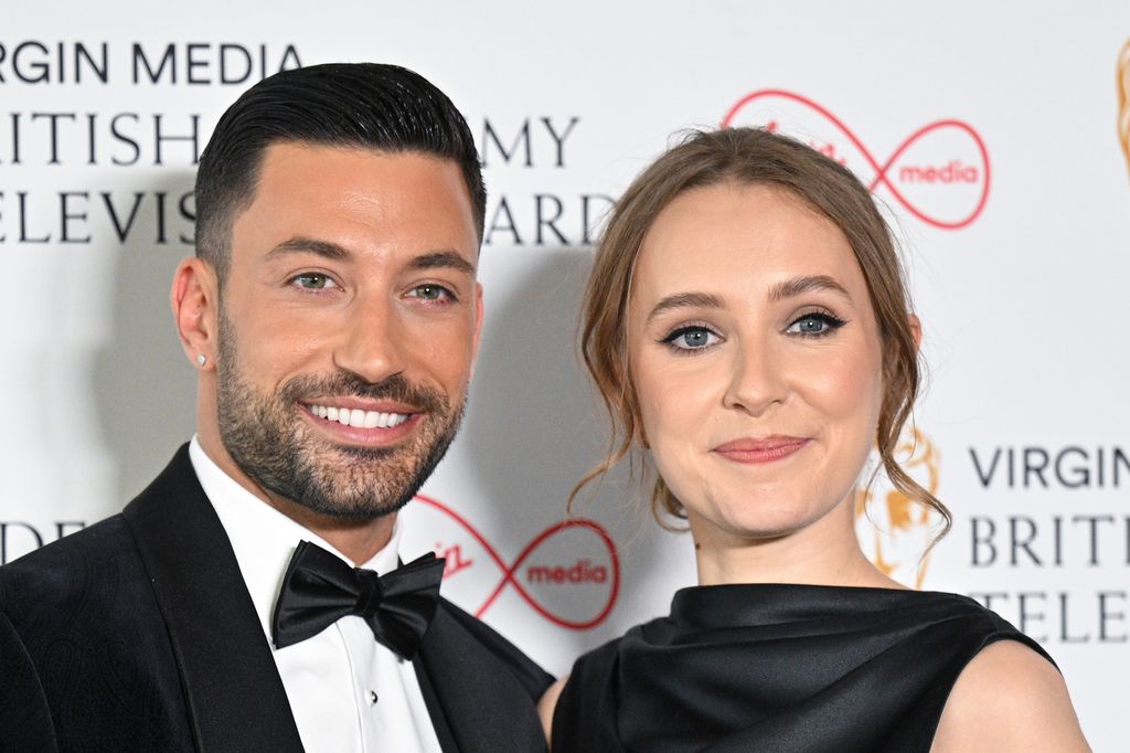 Giovanni Pernice and Rose Ayling-Ellis on red carpet
