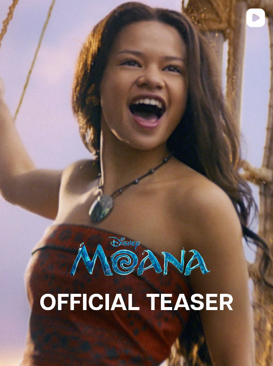 Catherine Laga'aia in the Moana trailer