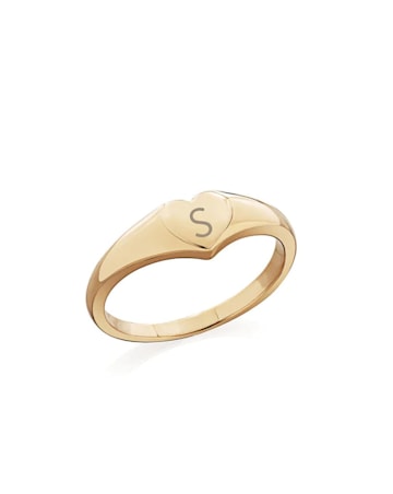 Abbott Lyon Small Heart Signet Ring