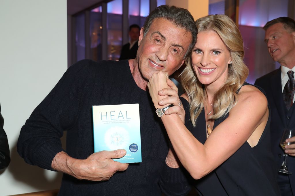 Sylvester Stallone and Kelly Noonan Gores attend Book Launch Party For Kelly Noonan Gores' "Heal"