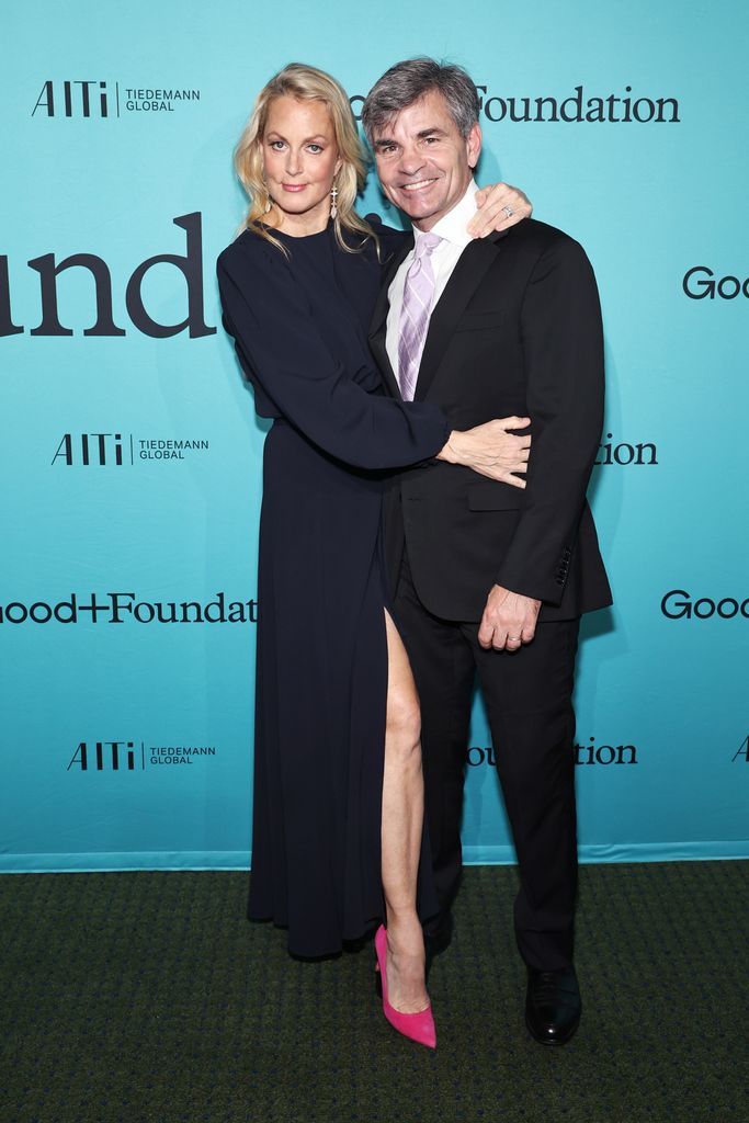 Ali Wentworth and George Stephanopoulos attend the 2023 Good+Foundation âA Very Good+ Night of Comedyâ Benefit at Carnegie Hall on October 18, 2023 in New York City.