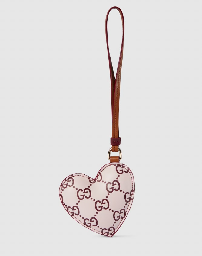 Heart-shaped bag charm
gucci