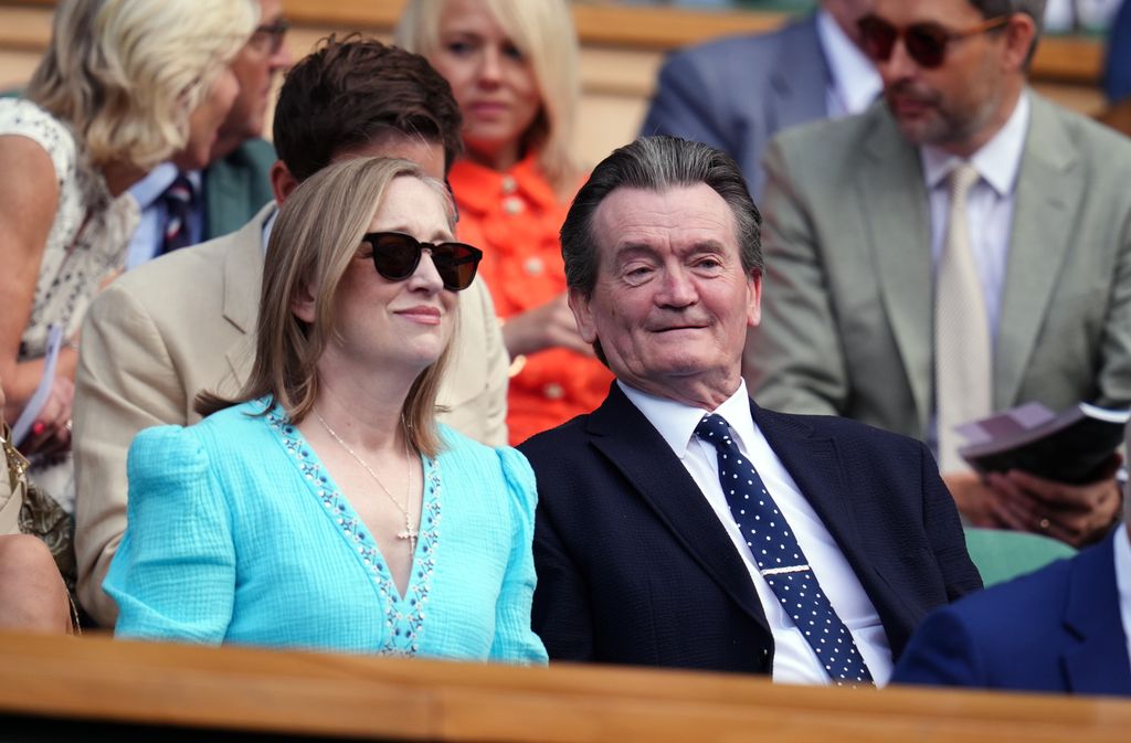 Feargal Sharkey with his wife Elizabeth in the Royal Box