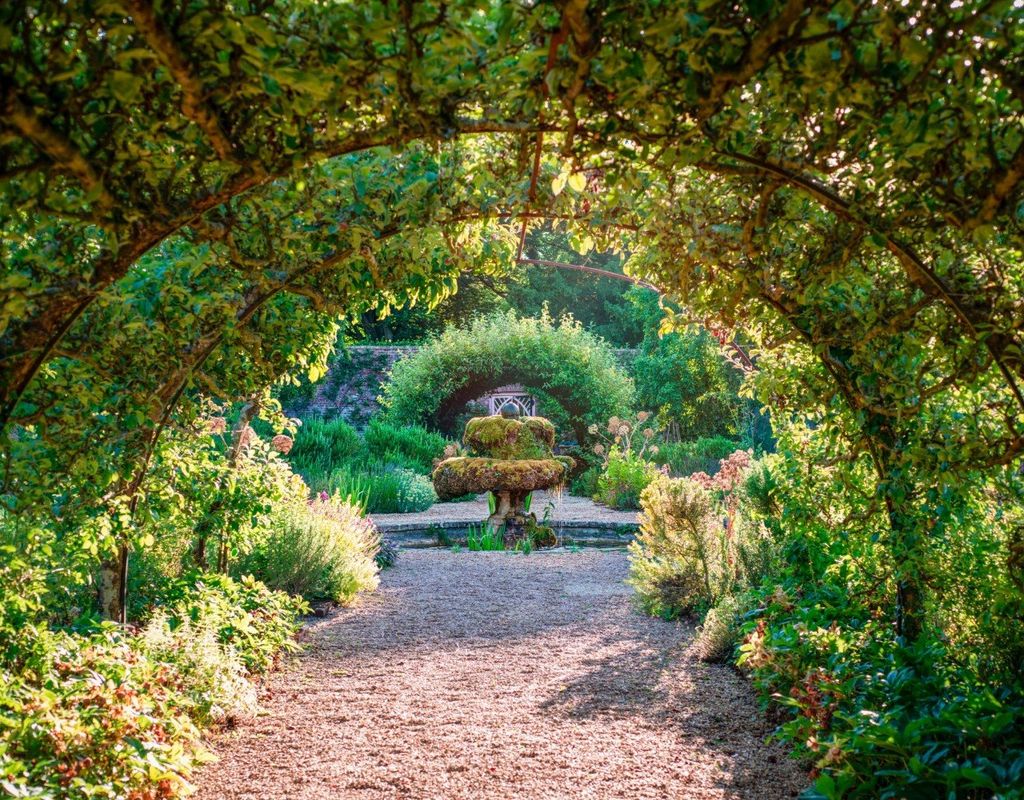 The gardens at Highgrove the monarch’s private residence in Gloucestersire. 
