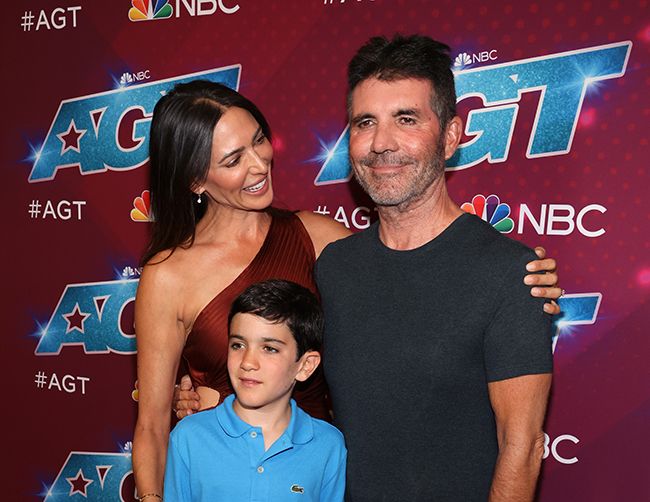 Simon Cowell with Lauren Silverman and Eric at AGT launch