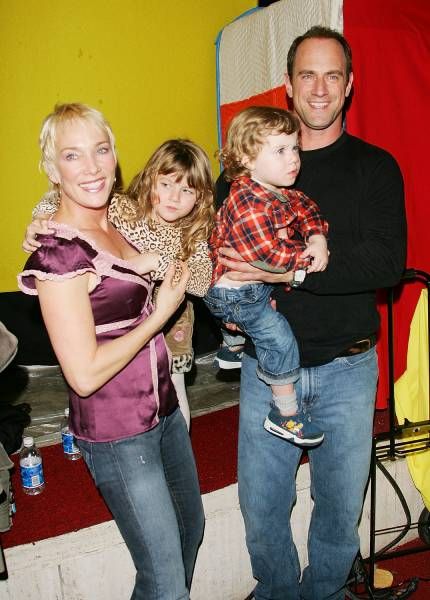 Chris Meloni and Sherman Williams with their kids