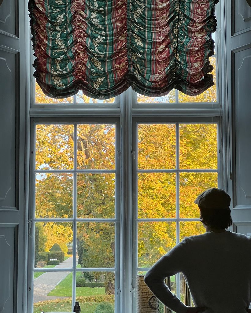 Count Nikolai looking out of the window at Schackenborg Castle