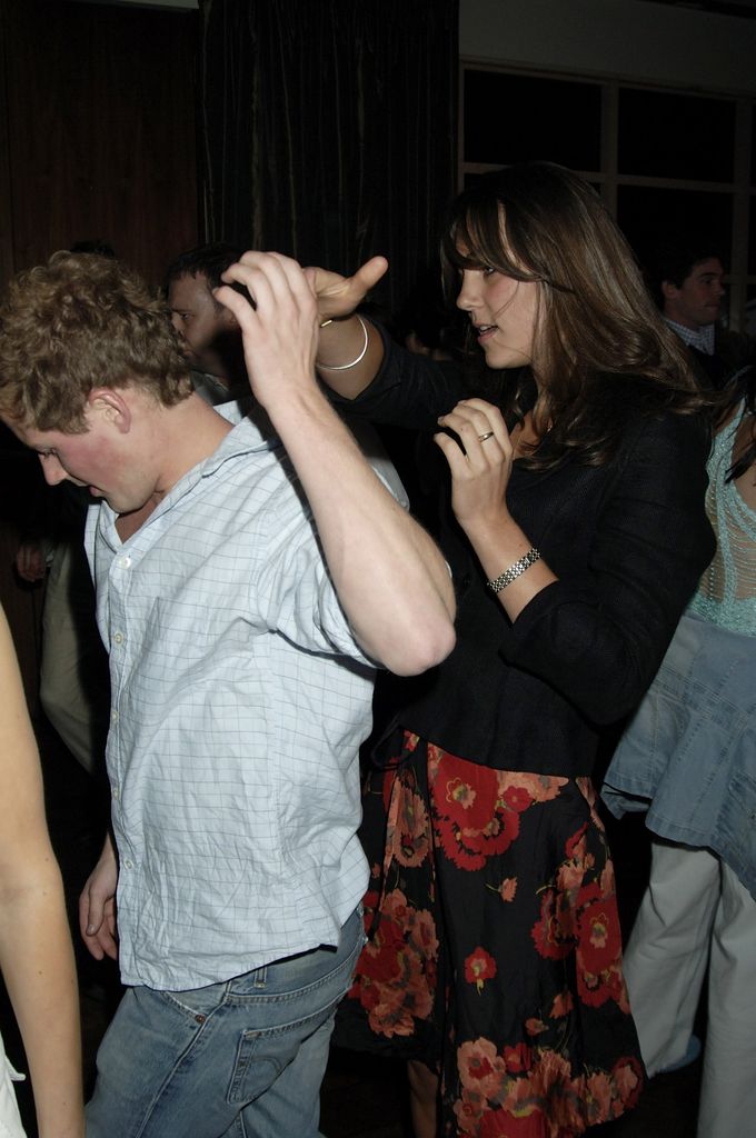 Kate Middleton and Guy Pelly dance at the Sony Ericsson WTA Tour's pre-Wimbledon party hosted by Sir Richard Branson of Virgin, at The Roof Gardens on June 22, 2006 London, England.