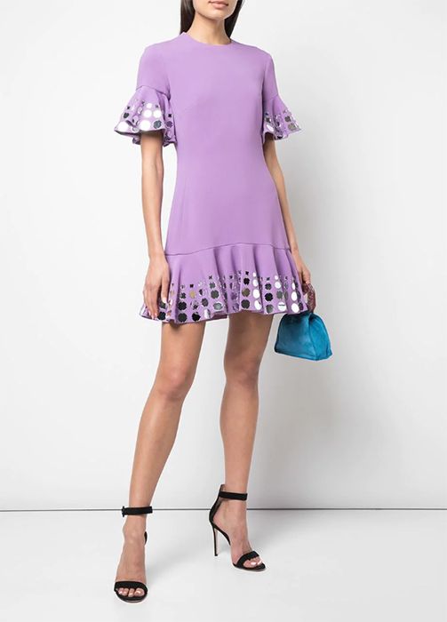 purple dress david koma