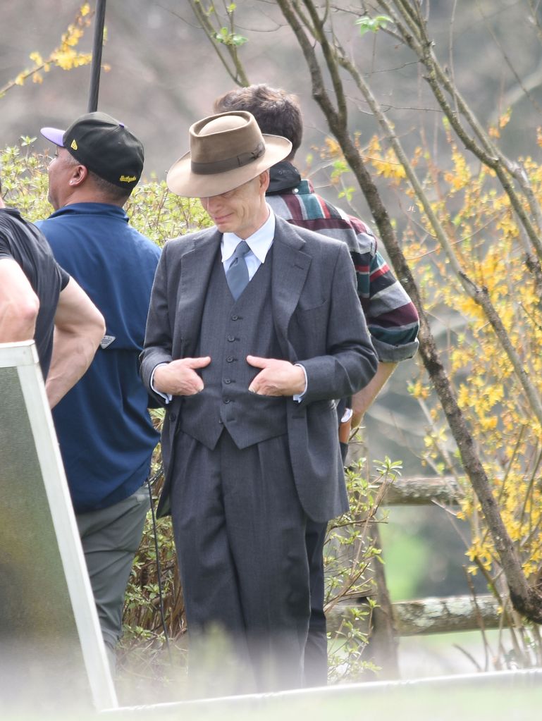 Cillian on set of Oppenheimer