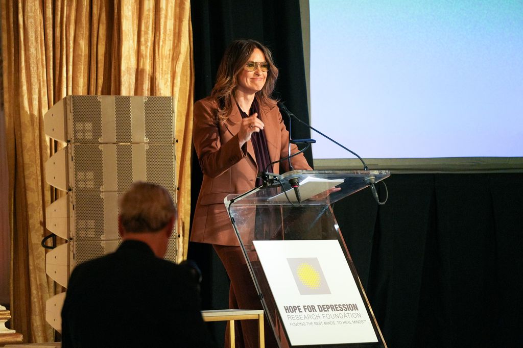 Mariska spoke about her personal life as she accepted the Hope Award for Depression Advocacy 