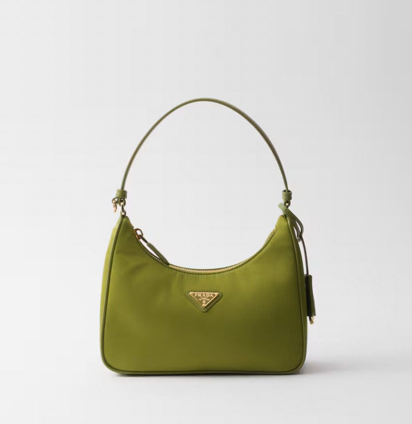 Prada RE-EDITION BAG IN LIME