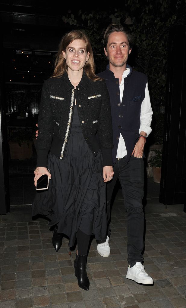 The couple dinned at The Chiltern Firehouse