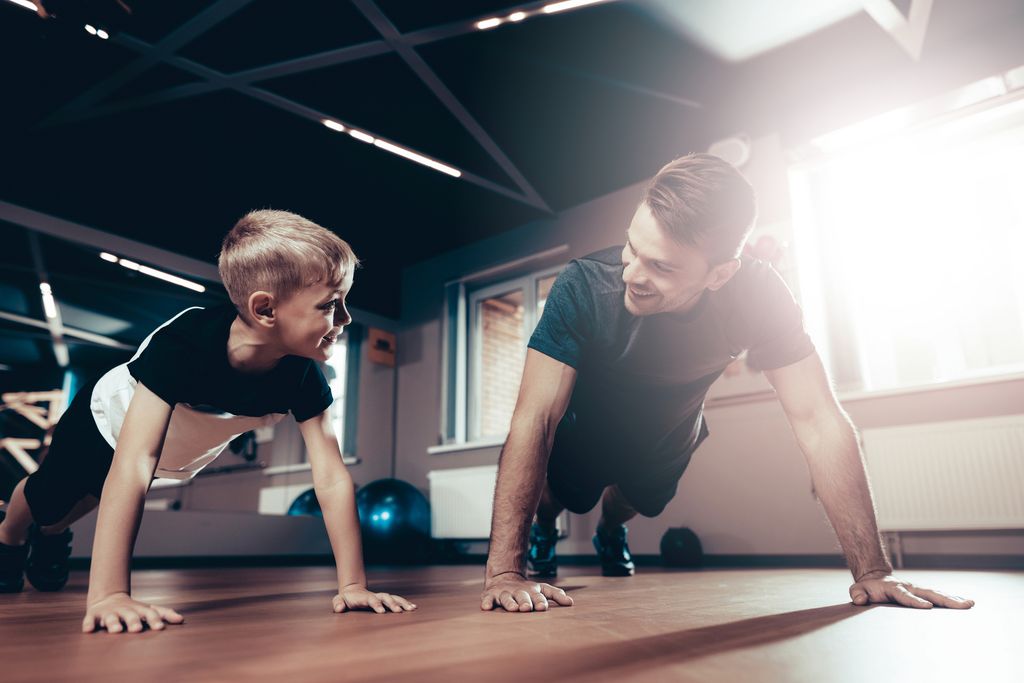 Bodyweight exercises are ideal for children