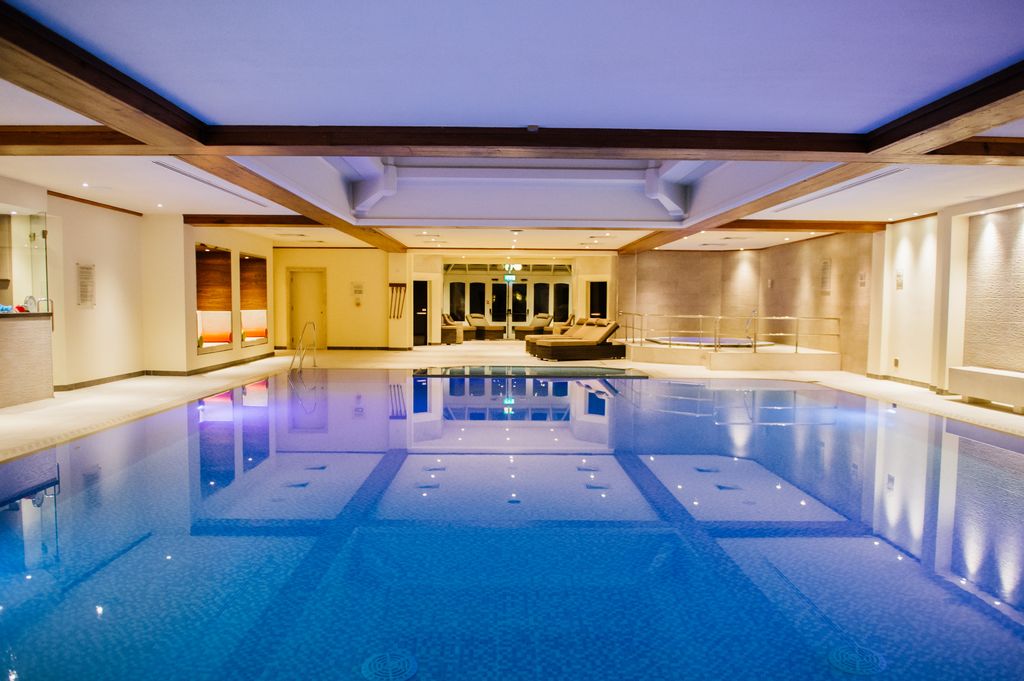 Swimming pool and spa area in Kettering Park Hotel