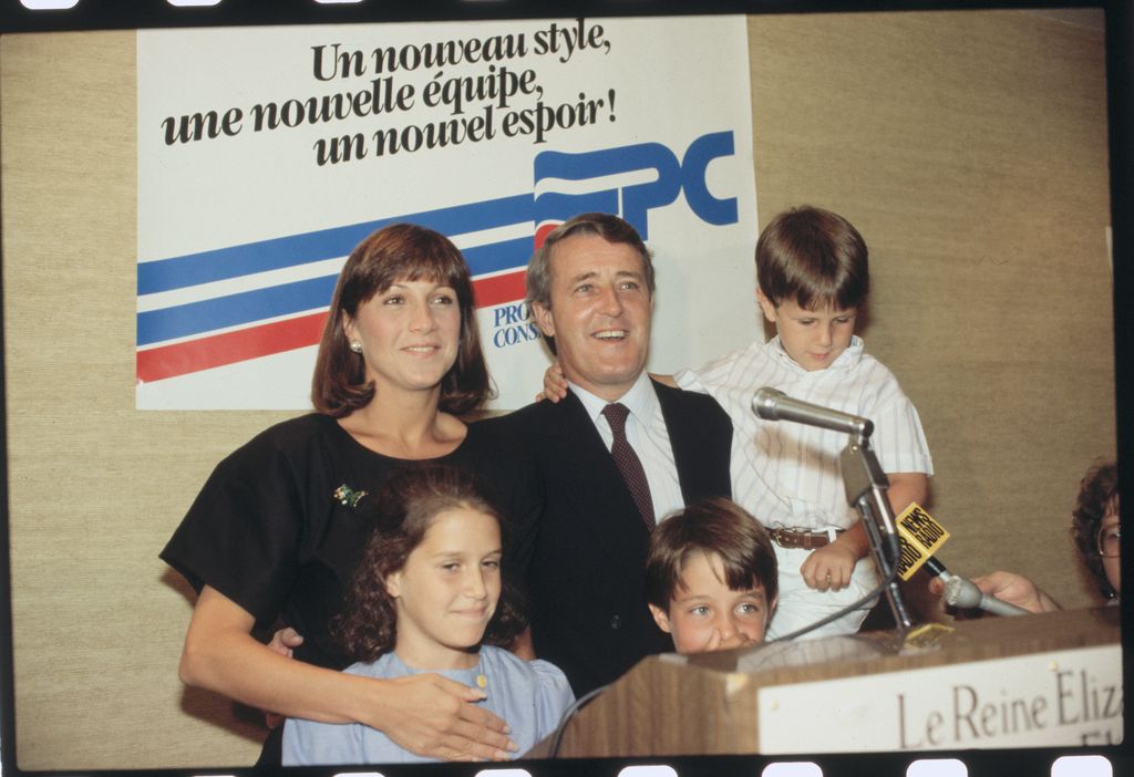 Brian Mulroney with family