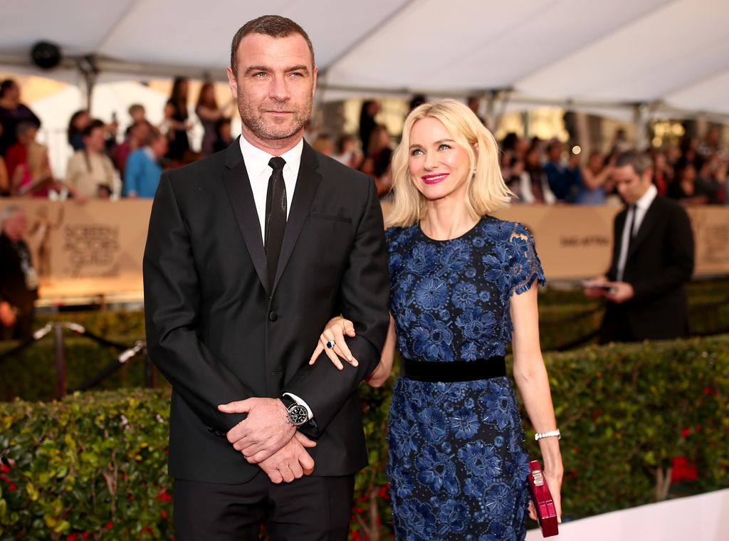 Actors Liev Schreiber and Naomi Watts attend The 22nd Annual Screen Actors Guild Awards at The Shrine Auditorium on January 30, 2016 in Los Angeles, California