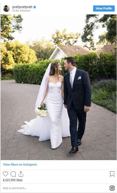 Chris Pratt Katherine Schwarzenegger wedding