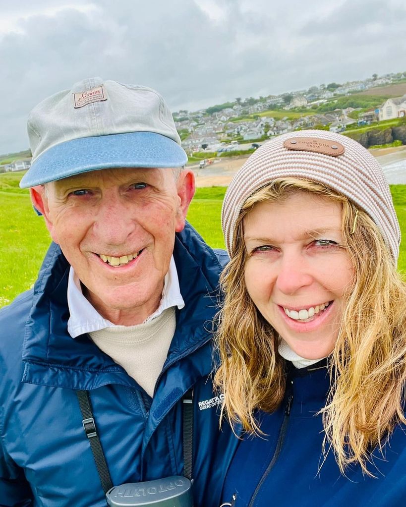 Kate Garraway selfie with her dad