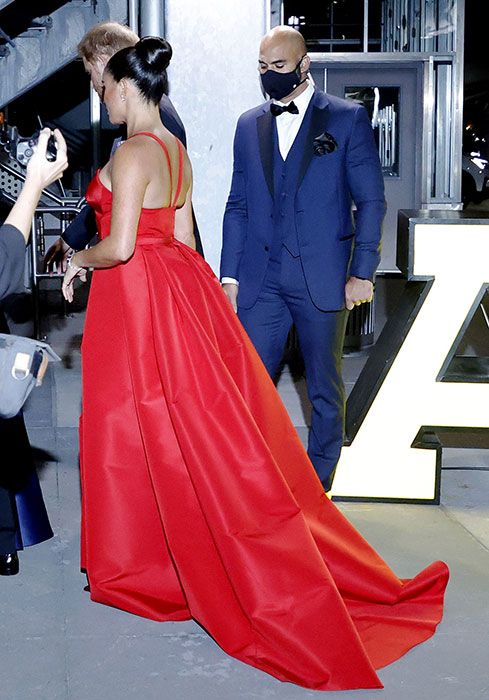 Who made Meghan Markle's red dress that she wore to the 2021 Salute to  Freedom Gala? What is your unedited opinion about it? - Quora