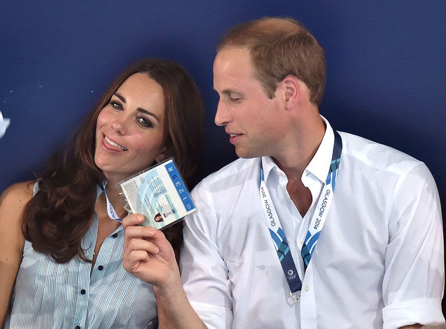 kate middleton prince william being silly