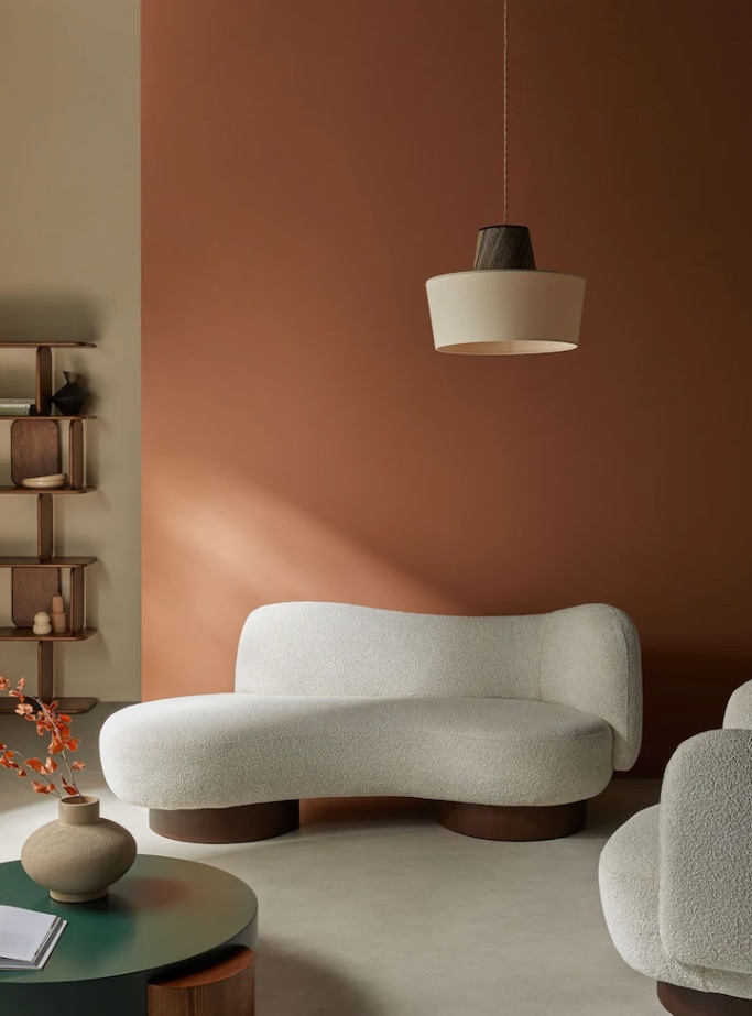 Made Com at Next Curved 2-Seater Sofa