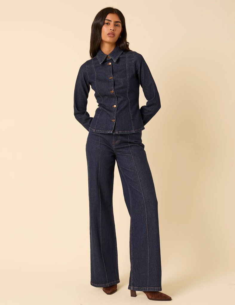 Denim Slim Fit Shirt nobody's child