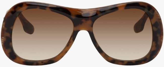 victoria beckham tortoiseshell sunglasses