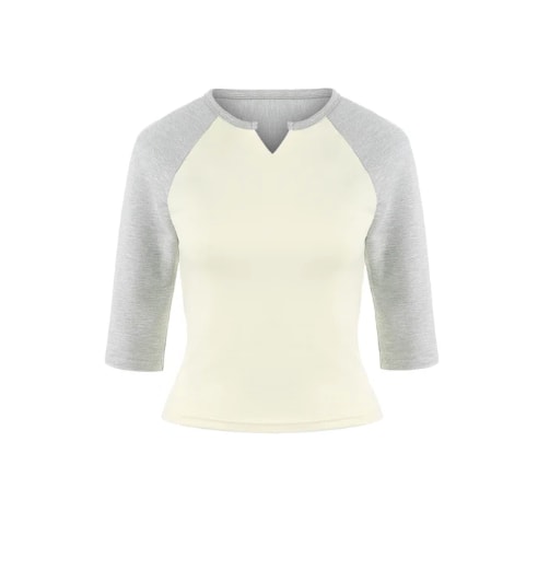 Pip Raglan Top in Butter Yellow