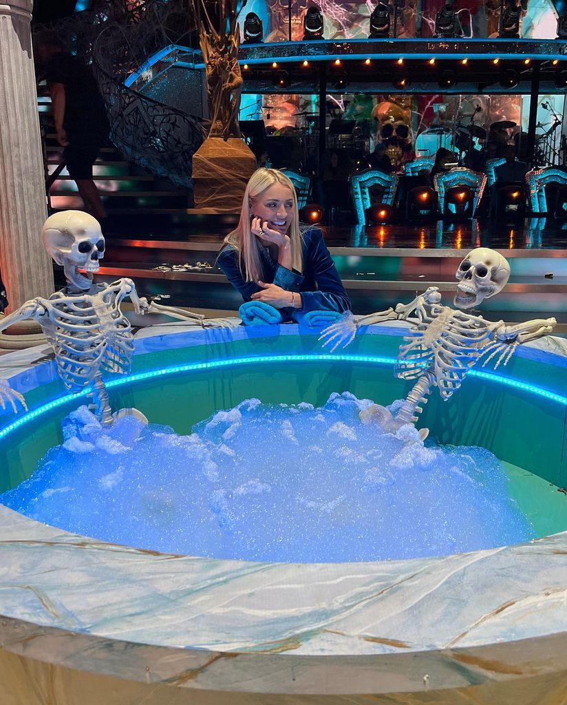 The BBC host shared behind-the-scenes snaps from a spooktacular Strictly special