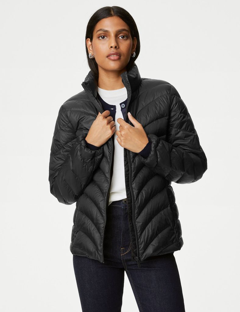 M&S Collection Feather & Down Packaway Puffer Jacket