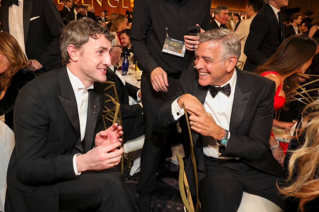 two men in conversation