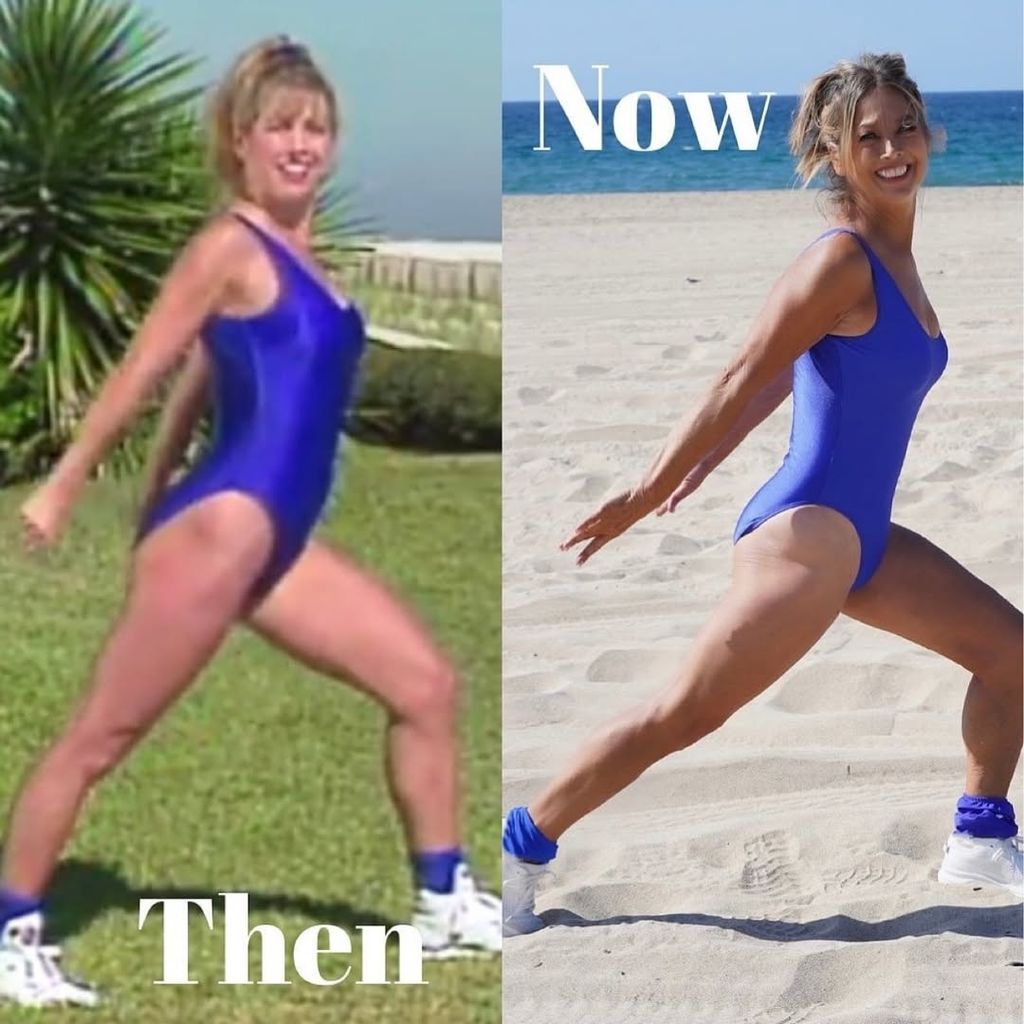denise austin 80s throwback leotard