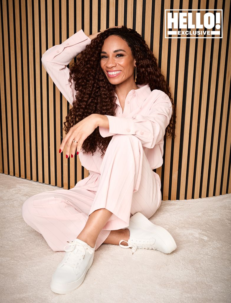 Michelle Ackerley poses for HELLO! shoot