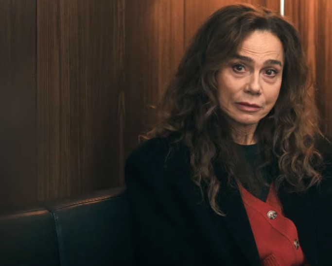 gros plan, femme brune