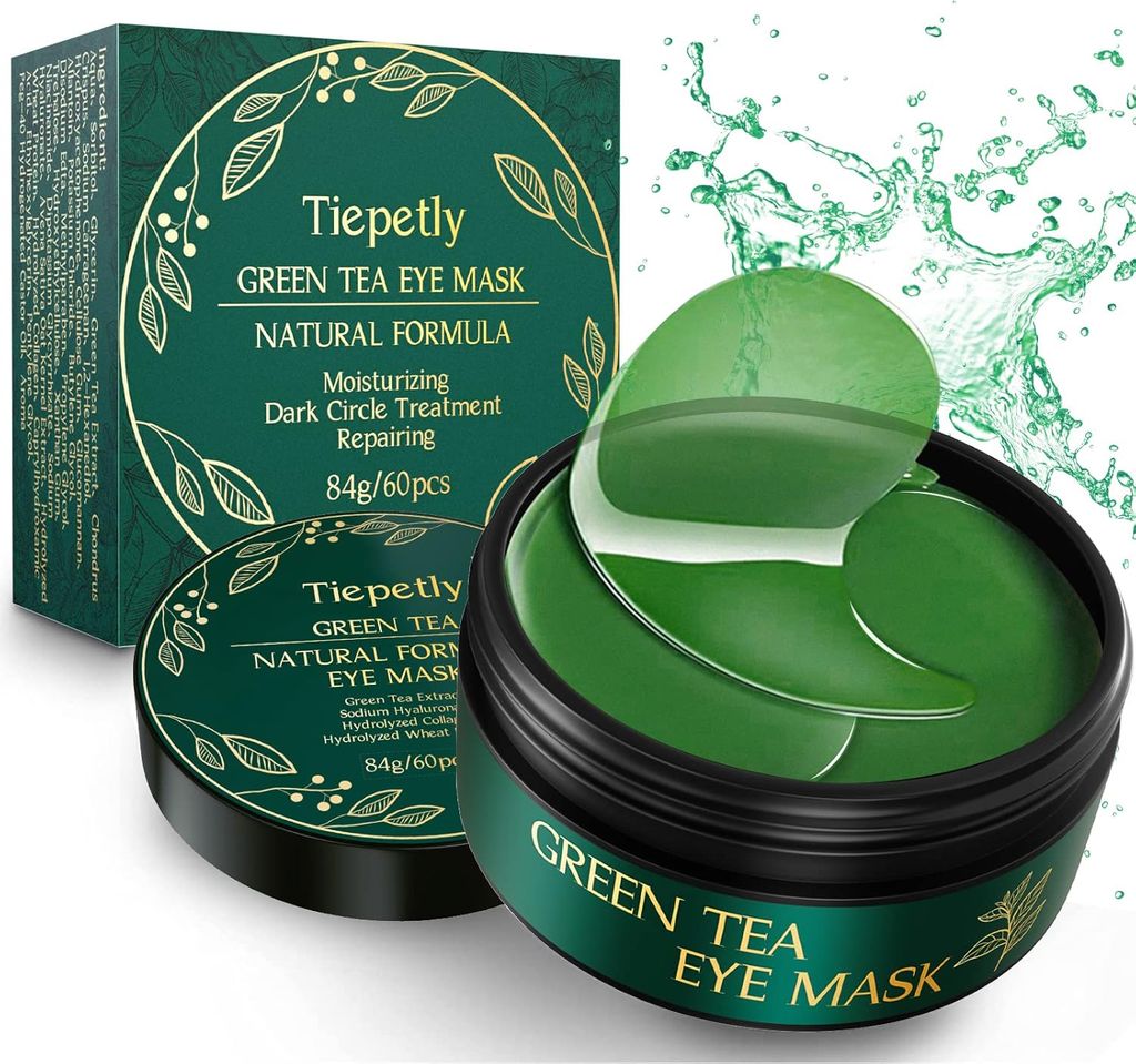 Tiepetly Matcha Green Tea Under Eye Patches