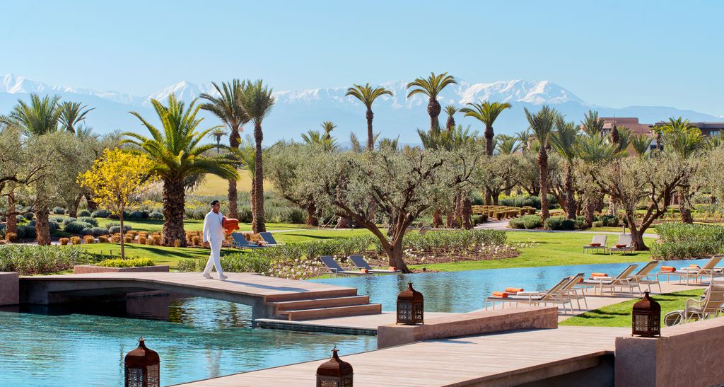 Royal Fairmont Palm Marrakech pool day view