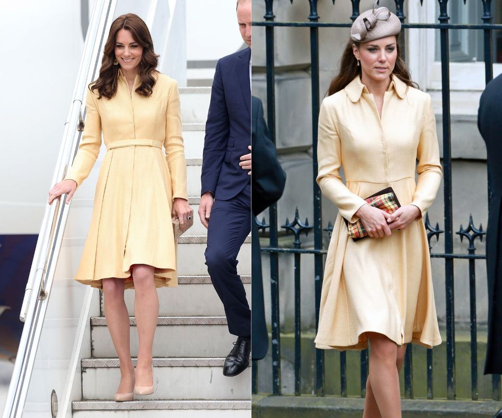 Princess Kate's butter-yellow dress