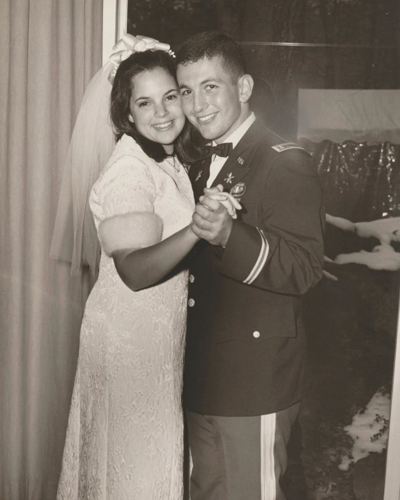 Throwback photo shared by Ina Garten with her husband Jeffrey Garten on their 1968 wedding day