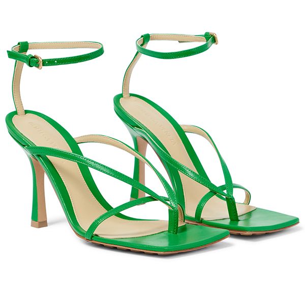 green bottega veneta shoes