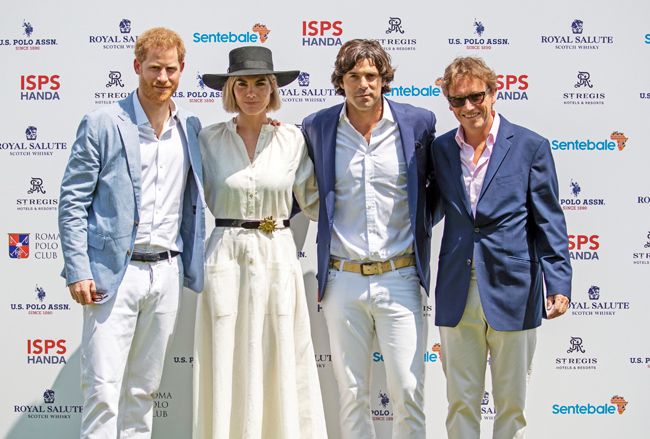 prince harry and nacho figueras at polo