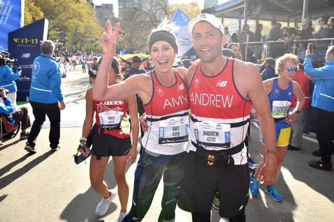 amy robach andrew shue running